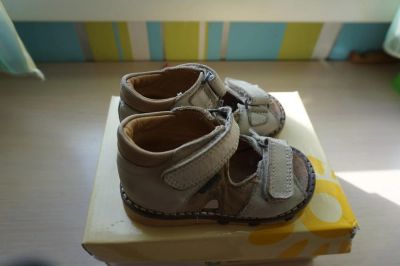 Лот: 7260815. Фото: 1. Сандали ортопедические р 20 кожа. Сандалии