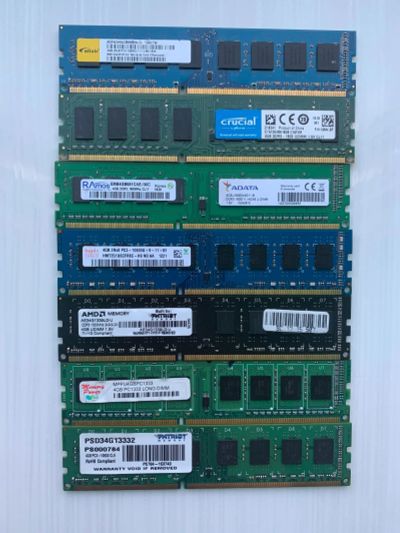 Лот: 17323201. Фото: 1. Оперативная память ddr3 4gb разная. Оперативная память