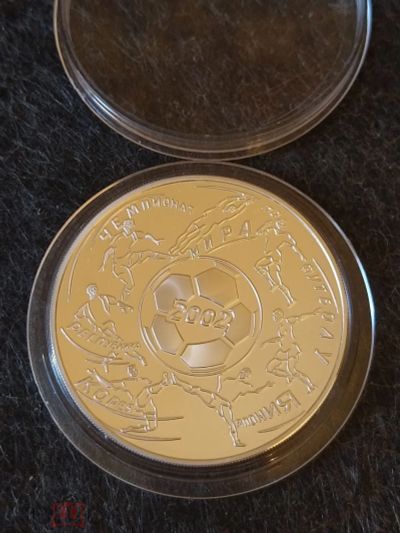 Лот: 16145764. Фото: 1. 3 рубля 2002 Чемпионат мира по... Другое (значки, медали, жетоны)