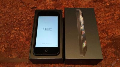 Лот: 3629000. Фото: 1. IPhone 5 Black 16Gb (оригинал). Смартфоны