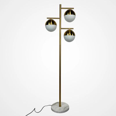 Лот: 21373176. Фото: 1. Торшер Geneva Glass Floor Lamp... Люстры, потолочные и подвесные светильники