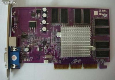 Лот: 5397742. Фото: 1. Видеокарта GeForce4 MX-440-8X... Видеокарты
