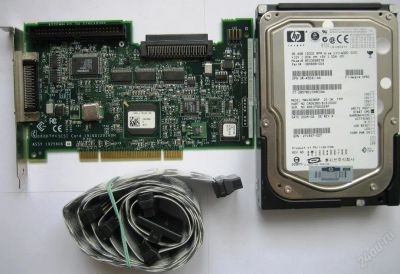Лот: 85740. Фото: 1. Adaptec ASC-19160 U160 SCSI... Жёсткие диски (HDD)