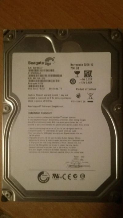 Лот: 8913757. Фото: 1. Жесткий диск Seagate Barracuda... Жёсткие диски (HDD)