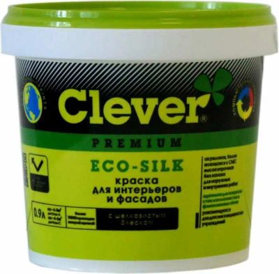 Лот: 19508575. Фото: 1. Краска Clever eco-silk для стен... Краски, лаки, растворитель