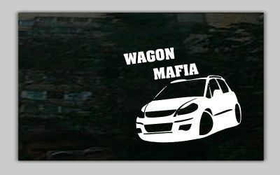 Лот: 9185194. Фото: 1. Наклейка виниловая на авто "Wagon... Детали тюнинга