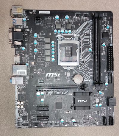 Лот: 18366195. Фото: 1. продам материнскую плату MSI H110M... Материнские платы