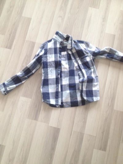 Лот: 11482757. Фото: 1. Клетчатая рубашка H&M. Блузы, рубашки, водолазки