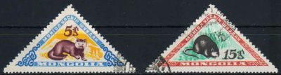 Лот: 19487193. Фото: 1. 1959. Монголия. Монгольская дикая... Марки