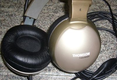 Лот: 117581. Фото: 1. Наушники Thomson c 6м проводом. Наушники, гарнитуры