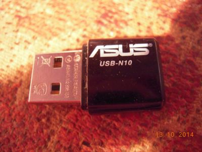 Лот: 4614675. Фото: 1. Wi-Fi адаптер ASUS usb-N10. WiFi, Bluetooth адаптеры