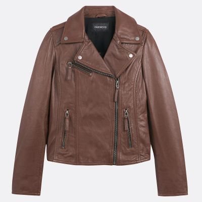 Лот: 24643285. Фото: 1. Кожаная LaRedoute. Пиджаки, жакеты, жилеты