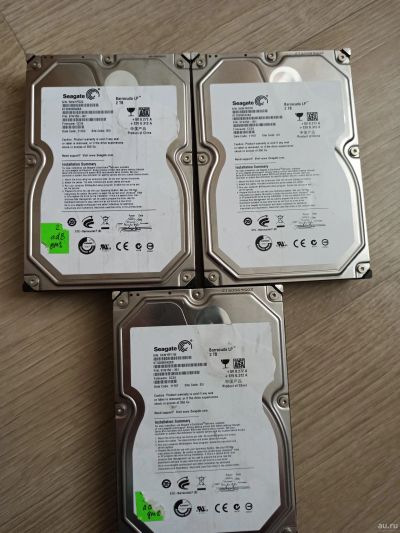 Лот: 18187410. Фото: 1. Жесткие диски Seagate 2 TB (ST32000542AS... Жёсткие диски (HDD)