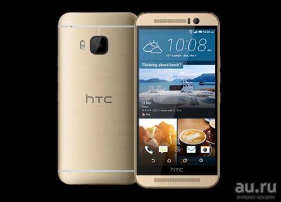 Лот: 8577070. Фото: 1. 5" Смартфон HTC One M9 32 Гб Gold... Смартфоны