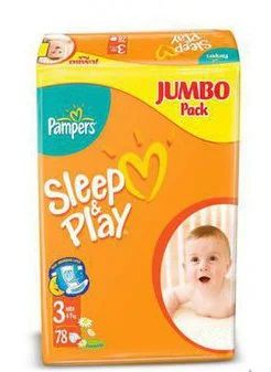 Лот: 3383969. Фото: 1. Подгузники Pampers Sleep&play... Детская гигиена