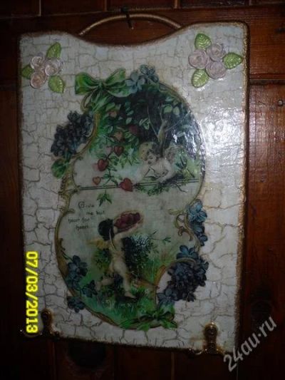 Лот: 2583025. Фото: 1. Картина-ключница 23*33 см. Аксессуары