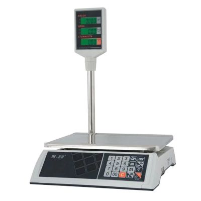 Лот: 14586322. Фото: 1. M-ER 327P-15.2 LCD, эл.весы. Торговое