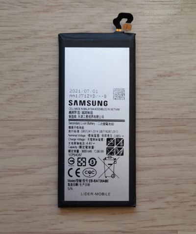 Лот: 18596495. Фото: 1. Аккумуляторная батарея для Samsung... Аккумуляторы