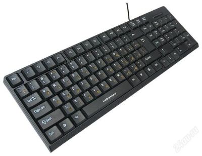 Лот: 2742934. Фото: 1. Клавиатура Nakatomi KN-03P Black... Клавиатуры и мыши