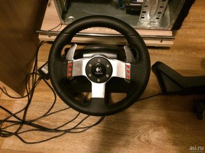 Лот: 8700175. Фото: 1. Игровой руль Logitech G27. Другое (компьютеры, оргтехника, канцтовары)