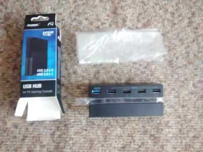 Лот: 5990023. Фото: 1. PS4 USB HUB. Аксессуары для игровых приставок, консолей, геймпады
