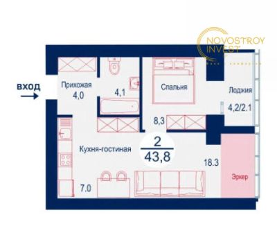 Лот: 16689133. Фото: 1. Продам Квартиру 2-к квартиру... Квартиры, студии