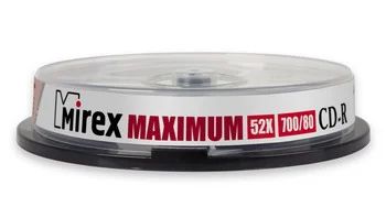 Лот: 7946172. Фото: 1. Диск CD-R Mirex 700 Mb, скорость... CD, DVD, BluRay