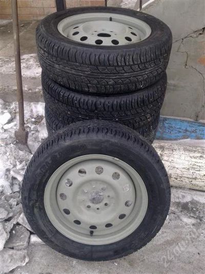 Лот: 2600811. Фото: 1. Комплект колес на Ваз R14(штампы... Шины на дисках