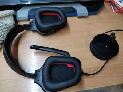 Лот: 15036997. Фото: 1. Игровые наушники Logitech G930... Наушники, гарнитуры