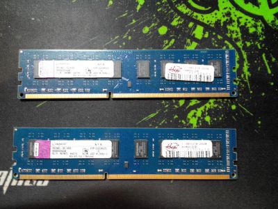 Лот: 4528493. Фото: 1. DDR3 2gb. два слота 2+2=4gb. Оперативная память