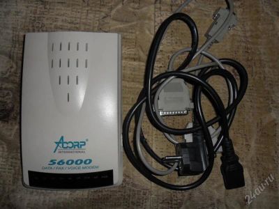 Лот: 1396640. Фото: 1. Отдам Модем Acorp 56000. Проводные модемы