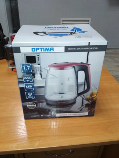 Лот: 12853381. Фото: 1. Чайник optima EK-1718G. Чайники, кофемашины, кулеры