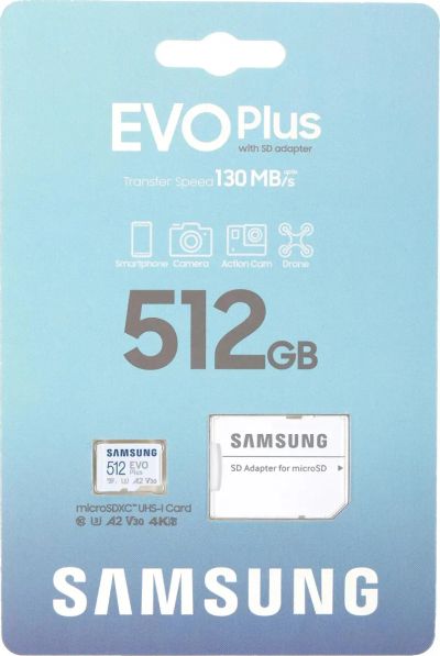 Лот: 24948582. Фото: 1. Карта_памяти MicroSDXC 512GB Samsung... Карты памяти