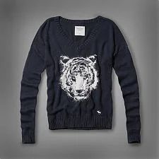 Лот: 7356646. Фото: 1. Свитер Abercrombie & Fitch. Свитеры, толстовки, худи