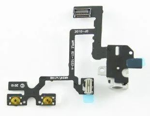 Лот: 9384844. Фото: 1. Шлейф iPhone 4 на разъем гарнитуры... Шлейфы, разъёмы