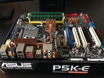 Лот: 3872160. Фото: 1. Б/У Платформа P-E6300/2x2GB Hynix... Материнские платы