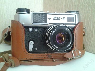 Лот: 3058656. Фото: 1. Фотоаппарат ФЭД 5. Объектив И-61Л... Плёночные дальномерные, шкальные