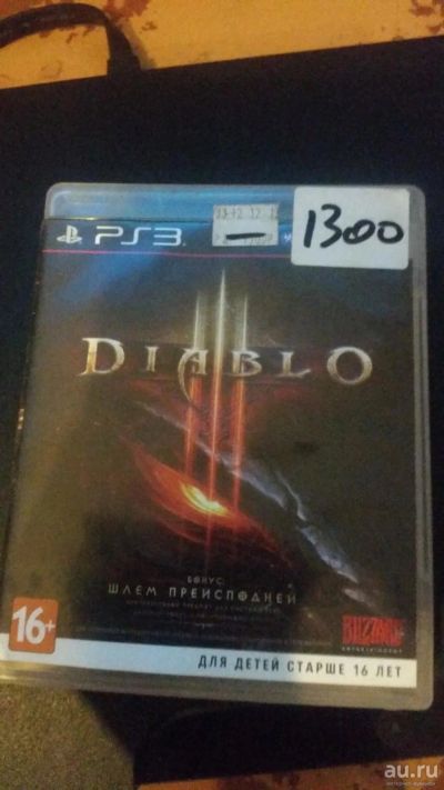 Лот: 9129002. Фото: 1. Diablo3 лицензия для Play Station... Игры для консолей