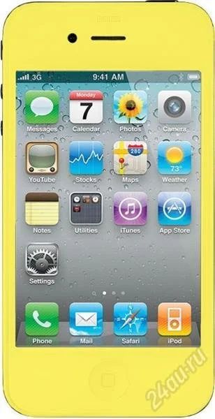 Лот: 1067635. Фото: 1. Желтый корпус для iphone 4 с заменой. Корпуса, клавиатуры, кнопки