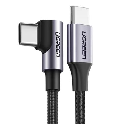 Лот: 21437826. Фото: 1. Кабель UGREEN USB-C to Angled... Шлейфы, кабели, переходники