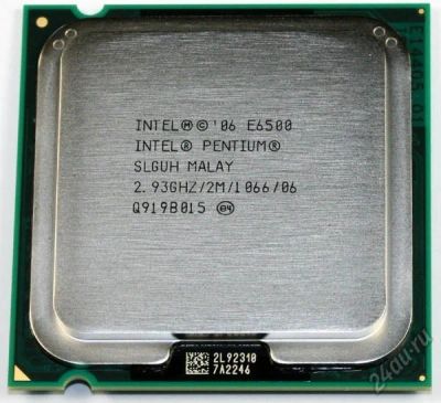 Лот: 5964760. Фото: 1. Процессор Intel Pentium E6500... Процессоры