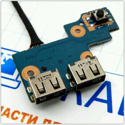 Лот: 11638389. Фото: 1. Кнопка включения с USB портами... Платы расширения, контроллеры, доп. порты