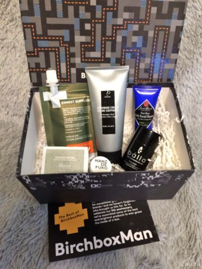 Лот: 12600180. Фото: 1. Подарочный набор Birchbox Man. Средства личной гигиены 