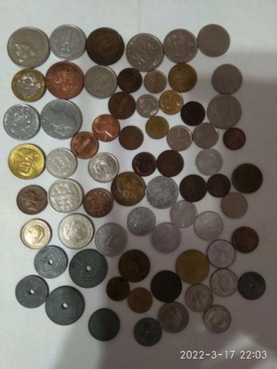 Лот: 18800776. Фото: 1. Монеты разные страны, года и номинал. Наборы монет