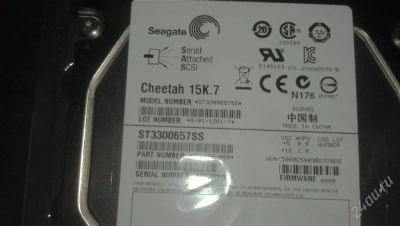 Лот: 1745747. Фото: 1. SAS 3.5 300Gb Seagate Cheetah... СХД