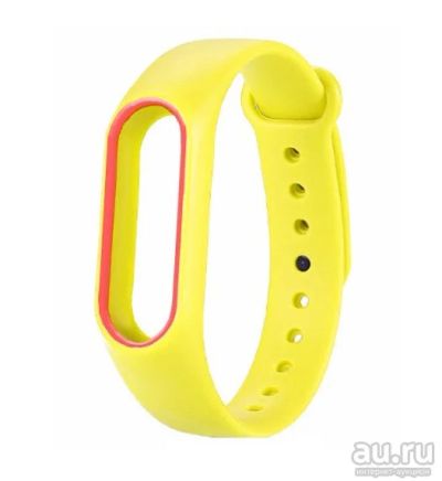 Лот: 14501694. Фото: 1. Ремешок Xiaomi Mi Band 4 желтый... Смарт-часы, фитнес-браслеты, аксессуары
