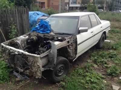 Лот: 10068706. Фото: 1. Остатки Toyota Cresta GX71. Авто в разбор