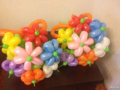 Лот: 13000255. Фото: 1. Цветы из шаров. Воздушные шары