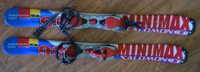 Лот: 3381630. Фото: 1. Блейды Salomon Snowblades Minimax... Лыжи
