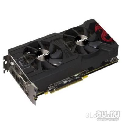 Лот: 10099053. Фото: 1. Видеокарта RX 470 4Gb PowerColor... Видеокарты